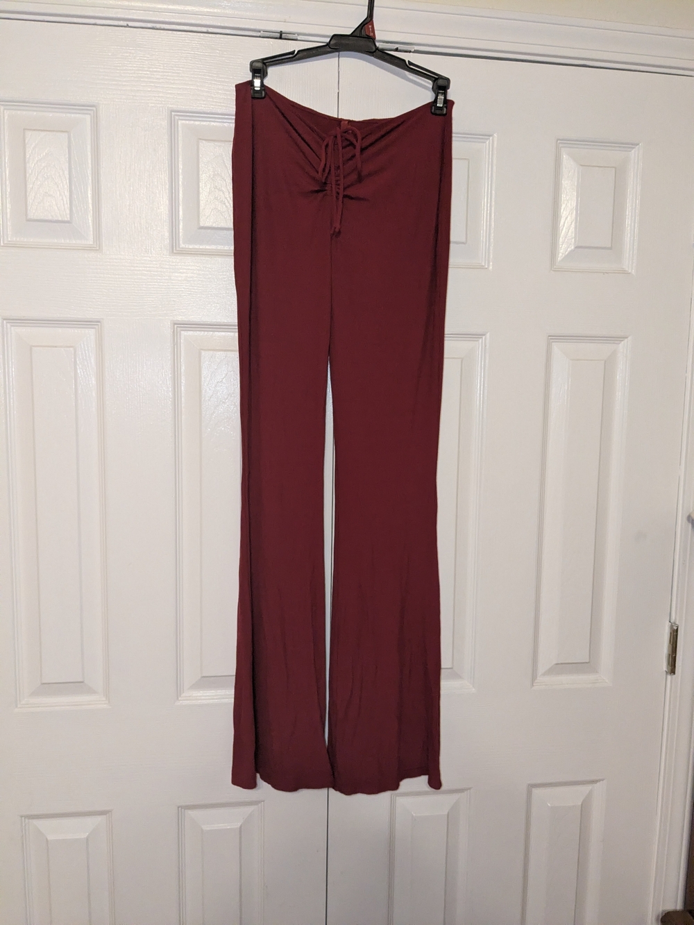 Comfy AF. SKIMS Soft Lounge Ruched Pants. Bootcut.